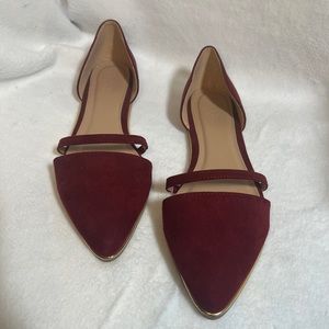Charlotte Russe Maroon Flats